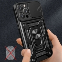 Hybrid Armor Camshield telefoni ümbris alusega iPhone 16 Pro Max must (kaamera kaitsega) Hybrid Armor Camshield telefoni ümbris alusega iPhone 16 Pro Max must (kaamera kaitsega)