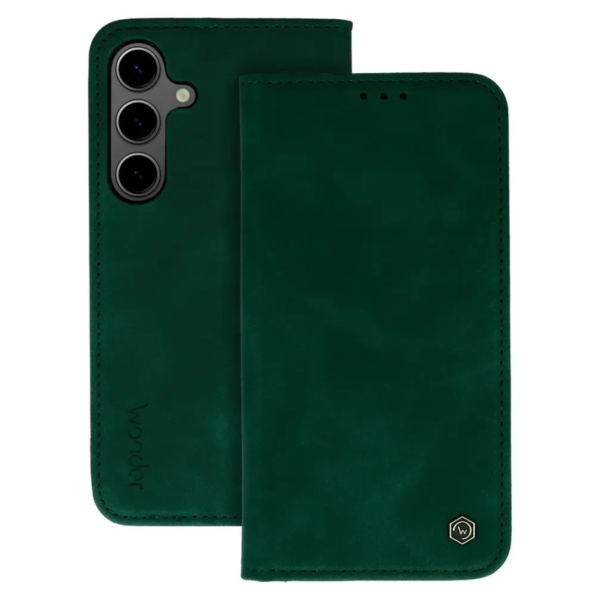Wonder Smart Case Samsung Galaxy S25 Edge žalias