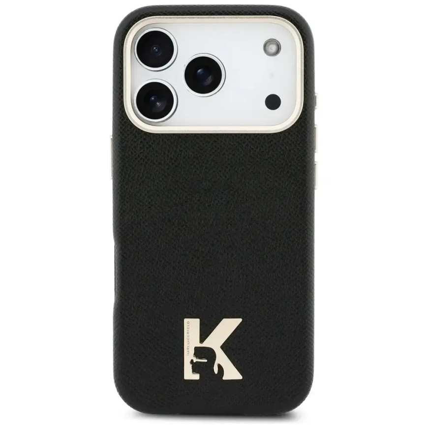Karl Lagerfeld Karl Head Logo phone case with MagSafe support for iPhone 17 Pro black – 3