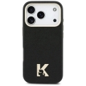 Karl Lagerfeld Karl Head Logo telefono dėklas su MagSafe palaikymu iPhone 17 Pro juodas