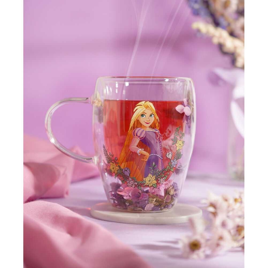 Widdop Co Disney Rapunzel kukkakuvioinen koristeellinen lasimuki – 4