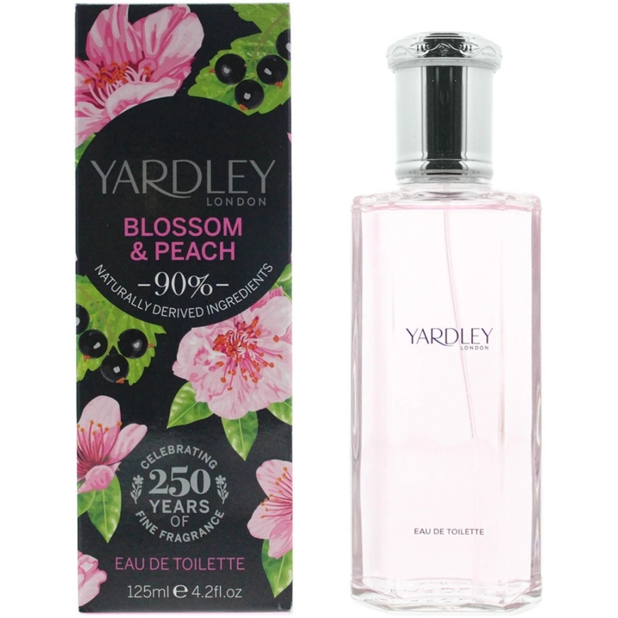 Yardley Blossom and Peach EDT tualetinis vanduo moterims, 125 ml