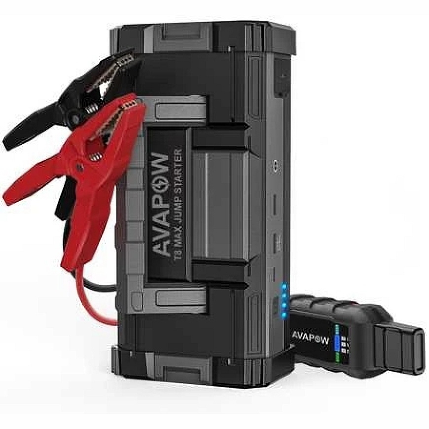 AVAPOW T8 Max - engine starter 6000A 12V 88.8Wh