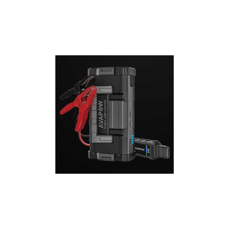 AVAPOW T8 Max - engine starter 6000A 12V 88.8Wh – 3
