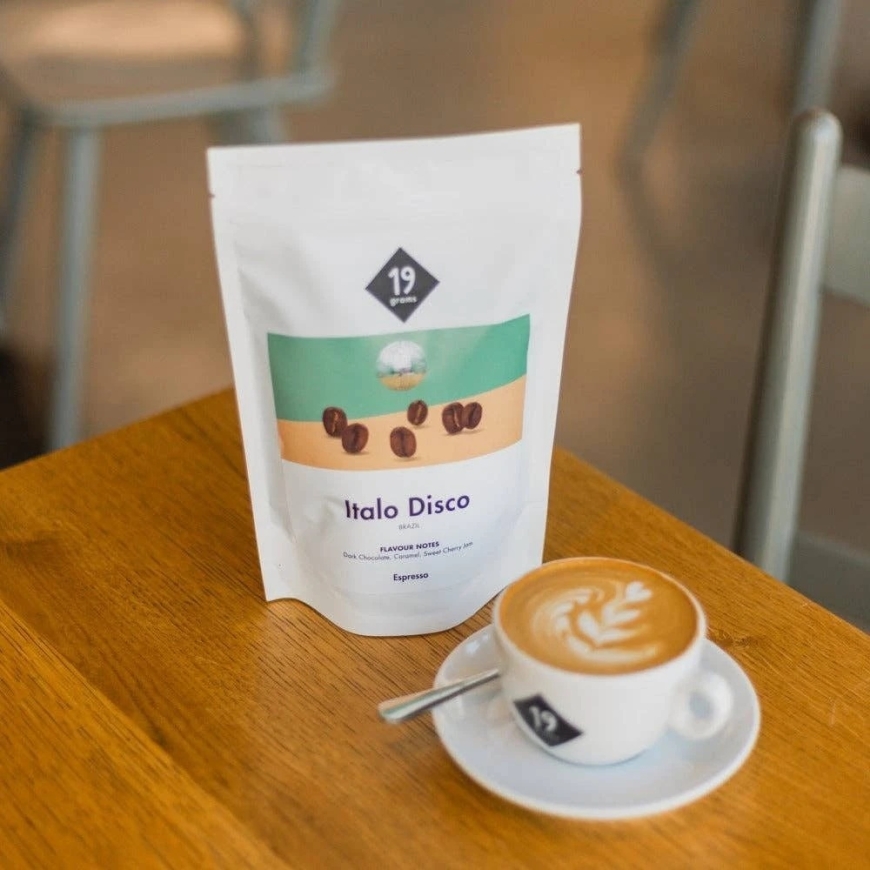 Kavos pupelės 19grams - kavos pupelės Brazilija Italo Disco Natural Espresso 250 g (2101032293) – 3