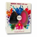 Вибрационный яйцевидный вагинальный массажер Alive с дистанционным управлением, 10 режимов Вибрационный яйцевидный вагинальный массажер Alive с дистанционным управлением, 10 режимов