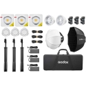 Lighting Equipment - Godox ML100BI KIT3 LED Video Light Adjustable 2800K-6500K Lighting Equipment - Godox ML100BI KIT3 LED Video Light Adjustable 2800K-6500K
