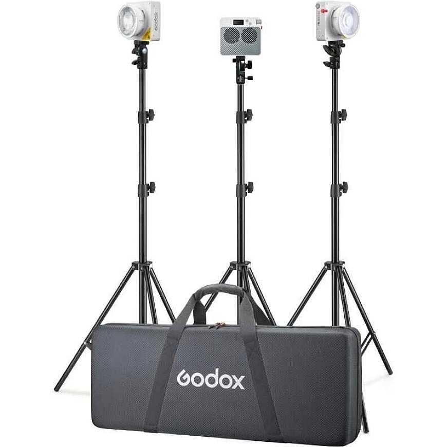 Valgustite seadmed - Godox ML100BI KIT3 LED videovalgus reguleeritav 2800K-6500K – 2