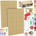 MASTERKIDZ STEM kinnitustahvlid 2 x 120 x 80 cm + XXL tarvikute komplekt MASTERKIDZ STEM kinnitustahvlid 2 x 120 x 80 cm + XXL tarvikute komplekt