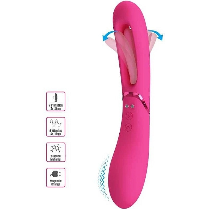 ROMANCE - Lexie, 7 vibratsiooni funktsiooni, 4 pöörlemisseadet