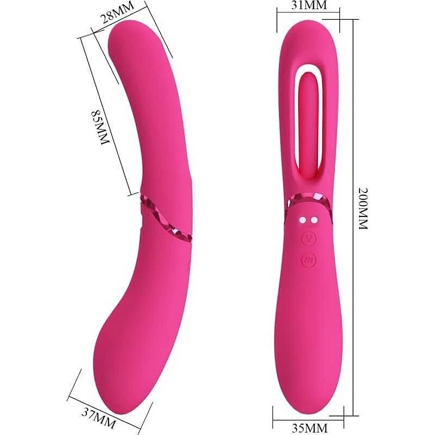 ROMANCE - Lexie, 7 vibrācijas funkcijas, 4 griešanās iestatījumi – 5