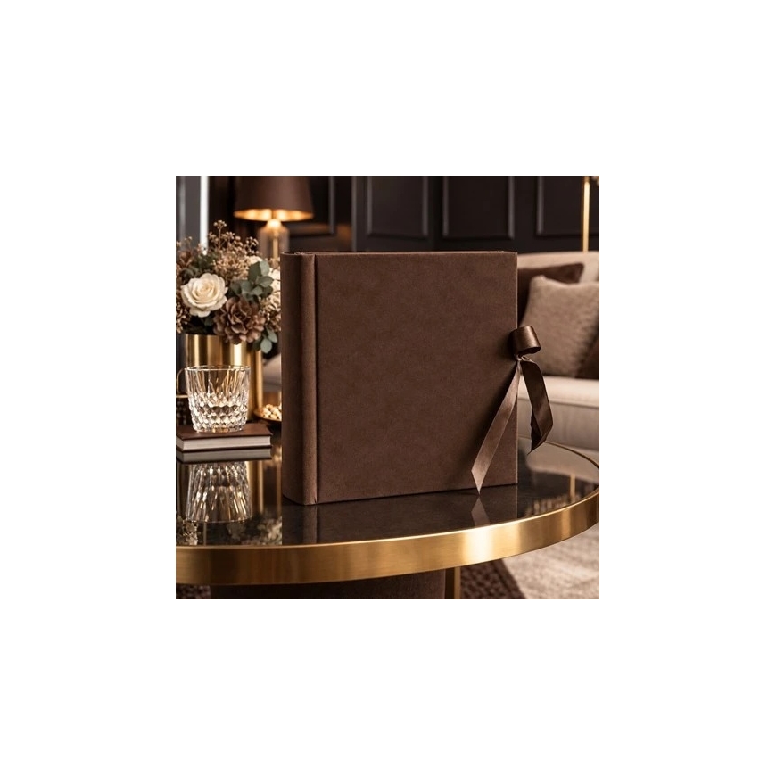 Fotoraamat - Gedeon DBCL50 Sametist Mocha, 29 × 32 cm, 100 Lehte