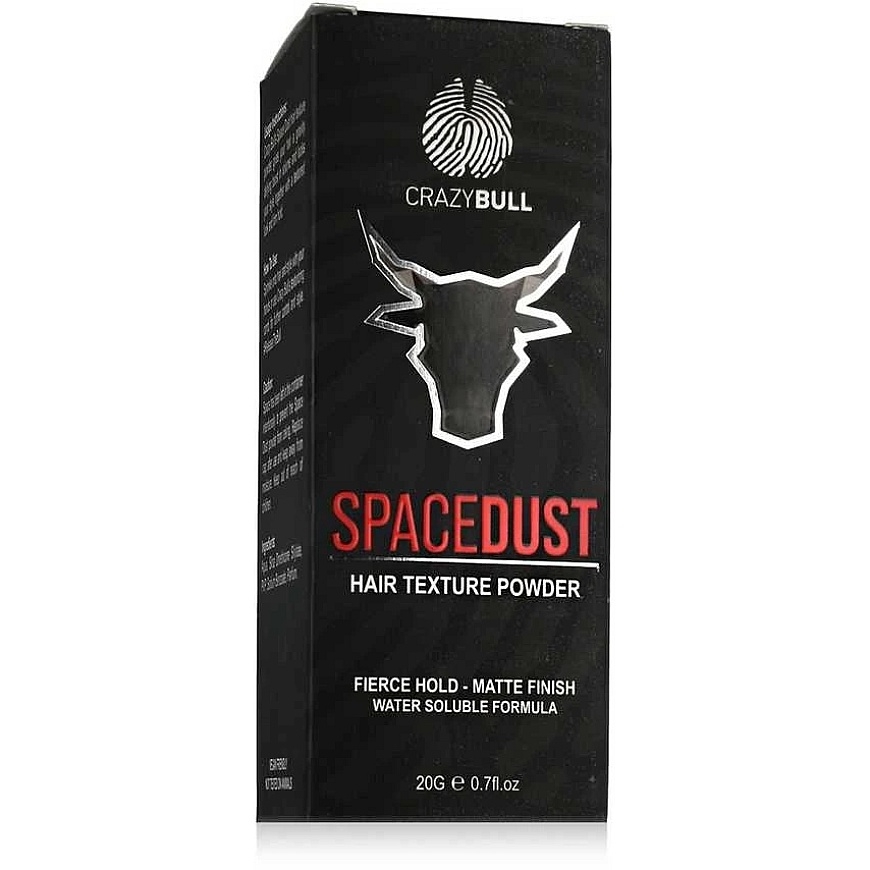 Crazy Bull CrazyBull Spacedust plaukų tekstūros pudra 20 g – 2