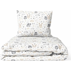Ankras bedding set 2 pcs 135/100 40/60 rabbit owl
