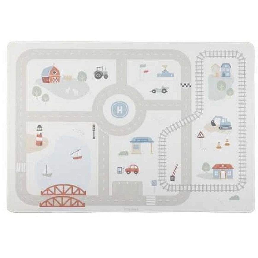 Little Dutch Automobilių žaidimų kilimėlis 100x140cm