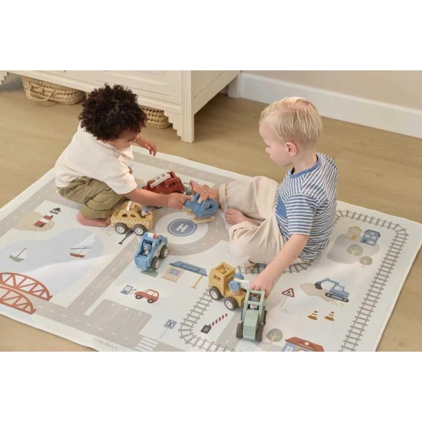 Little Dutch Auto Spēļu Paklājs 100x140cm – 3