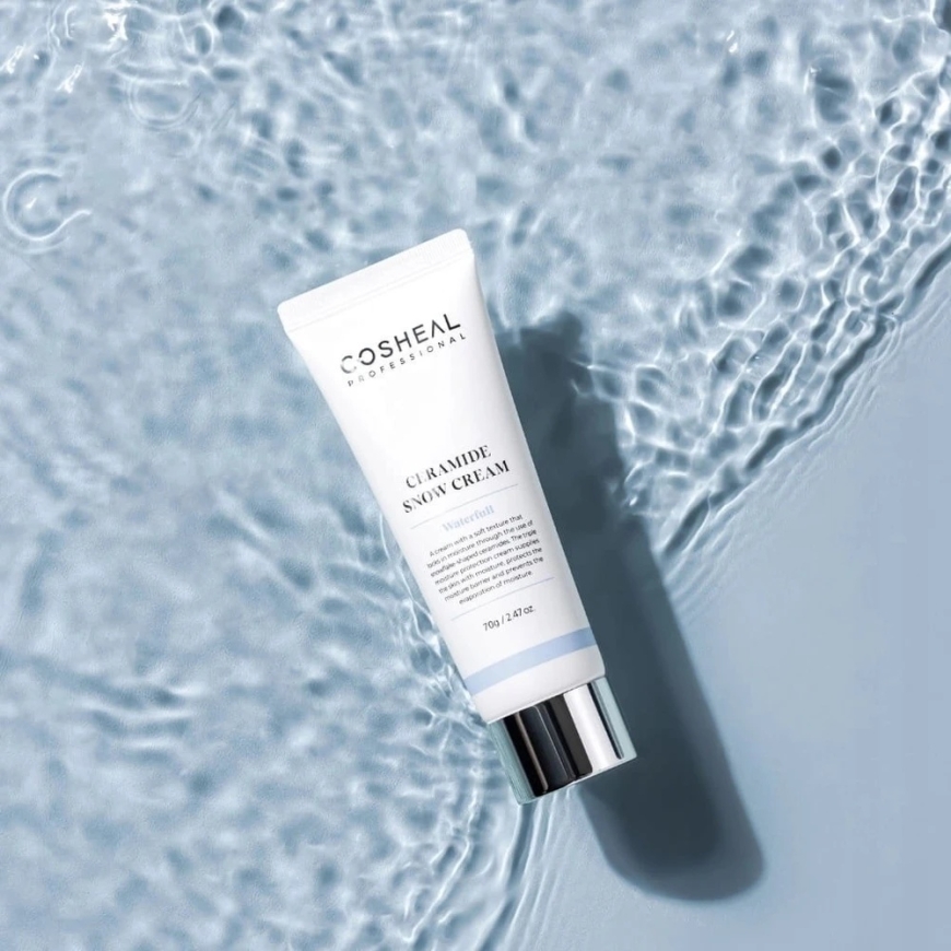 Cosheal Waterfull Ceramide Snow Mitrinošs un barojošs dienas un nakts sejas krēms, 70 g – 4