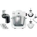 Virtuvinis kombainas Bosch MUMS6EW13D (baltas/nerūdijantis plienas, 1600 vatų, 6 serija) Virtuvinis kombainas Bosch MUMS6EW13D (baltas/nerūdijantis plienas, 1600 vatų, 6 serija)