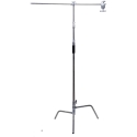 Valaistusstandi - Caruba C -standi boom-kämmensuuntimen kanssa, lisäpaino LS 11, korkeus 330 cm, kuormituskapasiteetti 20 kg