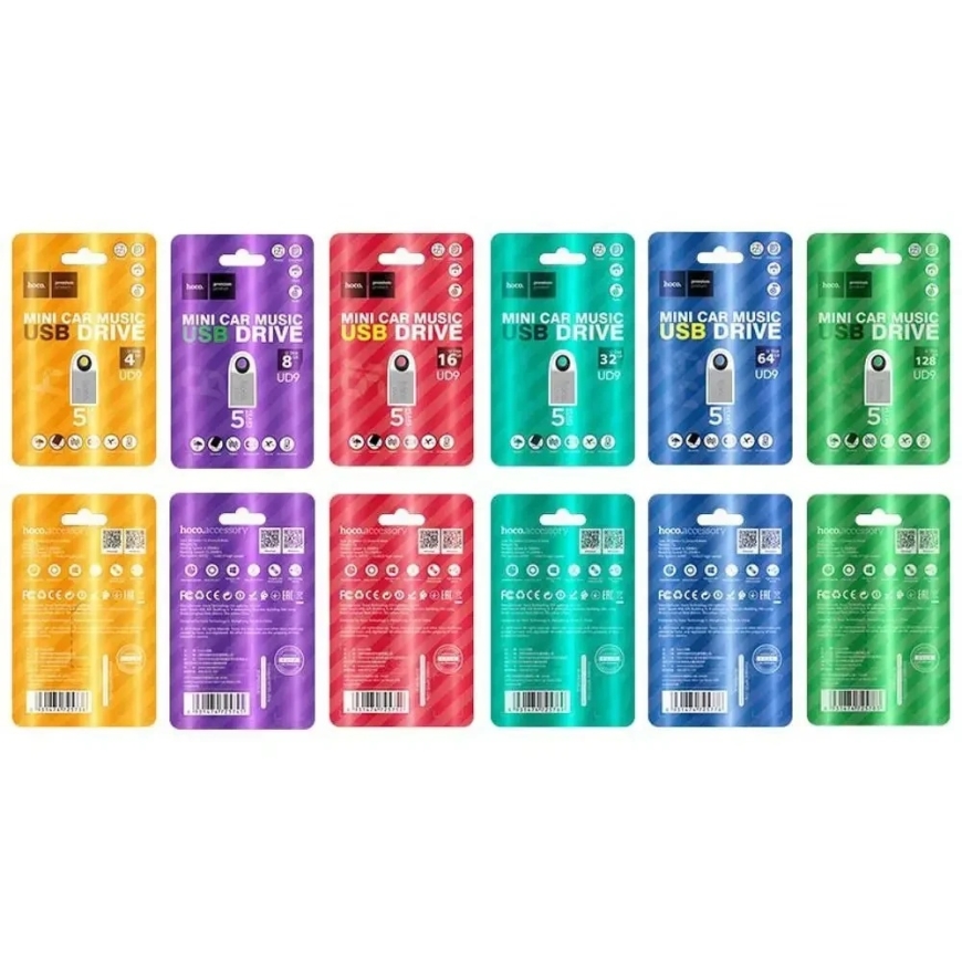 Hoco UD9 Mini Car Music USB 2.0 16GB Flash Drive – 5