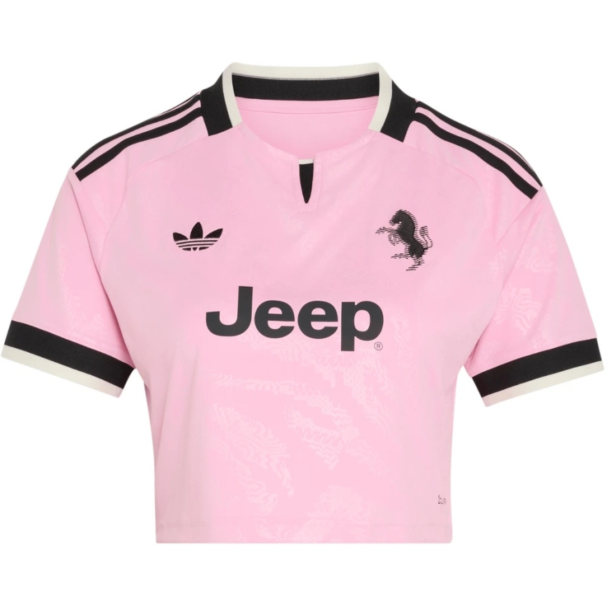 Women's adidas Juventus 26/27 Away Cropped Jersey pink-black KB8842 (L) – 2