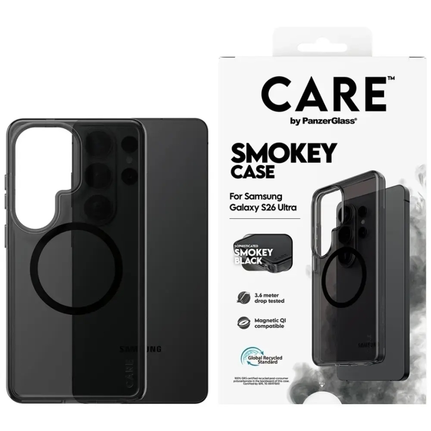 CARE by PanzerGlass Urban Explorer Smokey w. Black Qi чехол для телефона Samsung Galaxy S26 Ultra (S948) чёрный