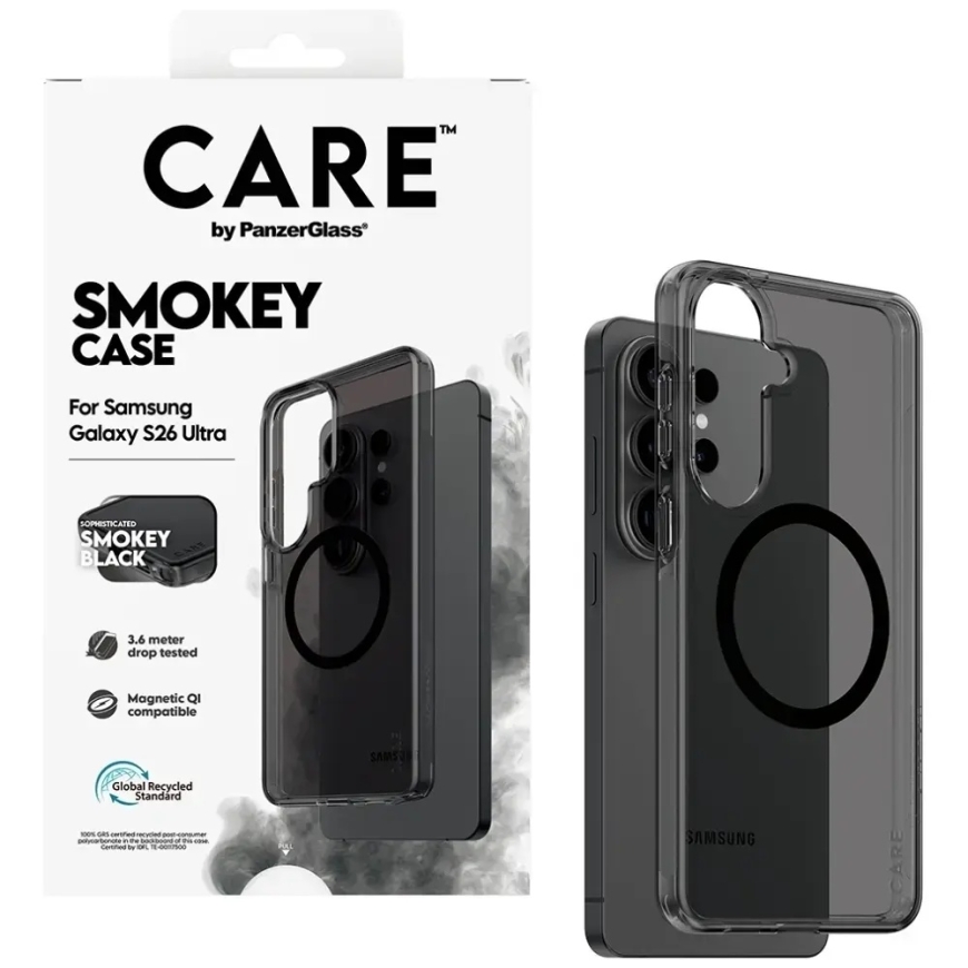 CARE by PanzerGlass Urban Explorer Smokey musta Qi-puhelinsuojus Samsung Galaxy S26 Ultra (S948) musta – 4