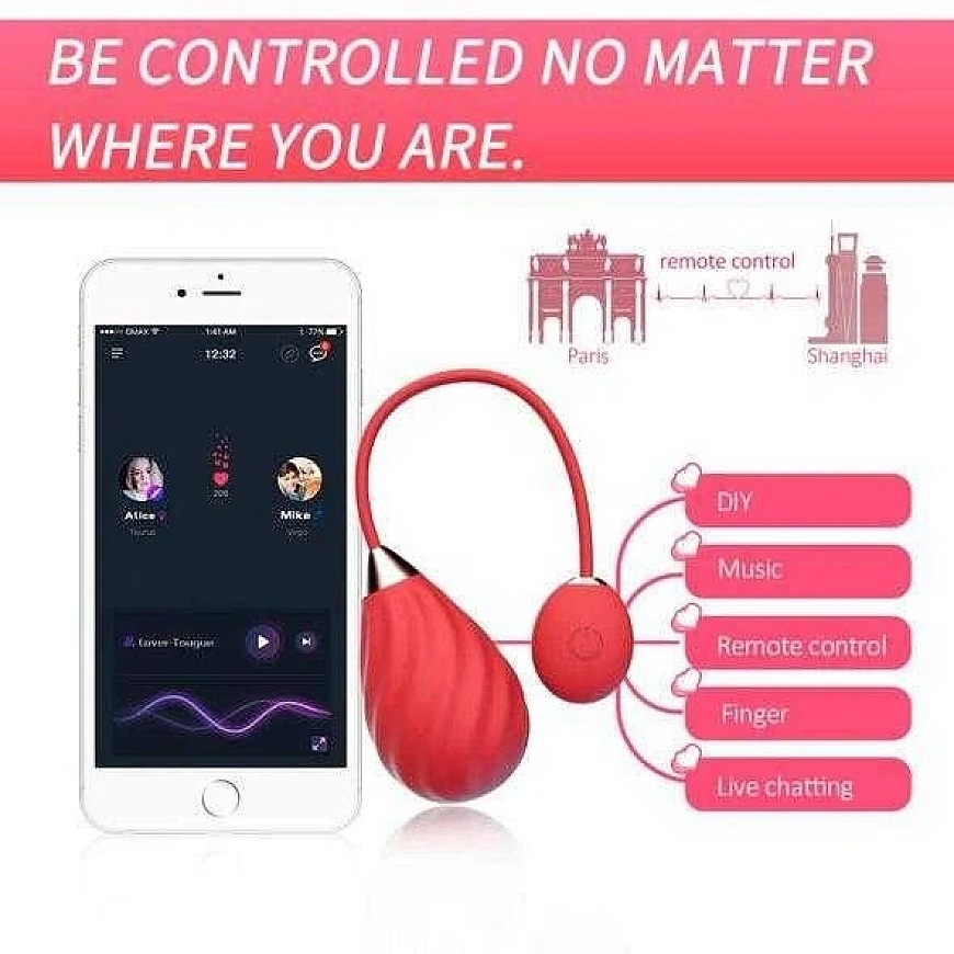Magic Motion - Magic Sundae App Controlled Love Egg Red – 5