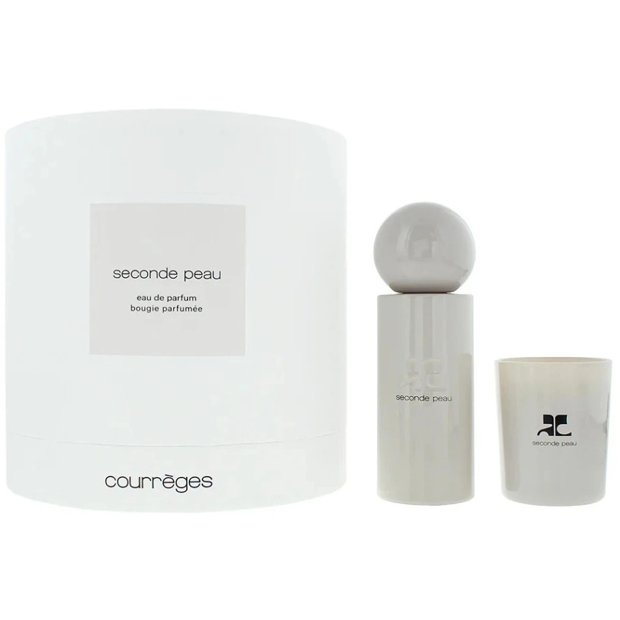 Set Courreges: Seconde Peau Eau De Parfum Unisex, 100 ml + Seconde Peau Scented Candle, 75 g