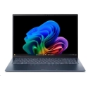 ACER NTB Swift Edge 16 AI (SFE16-I51-92L1) kannettava, Ultra 9 386H, 16" WQXGA+, 32GB, 1TB SSD, Intel Graphics, W11H, sininen