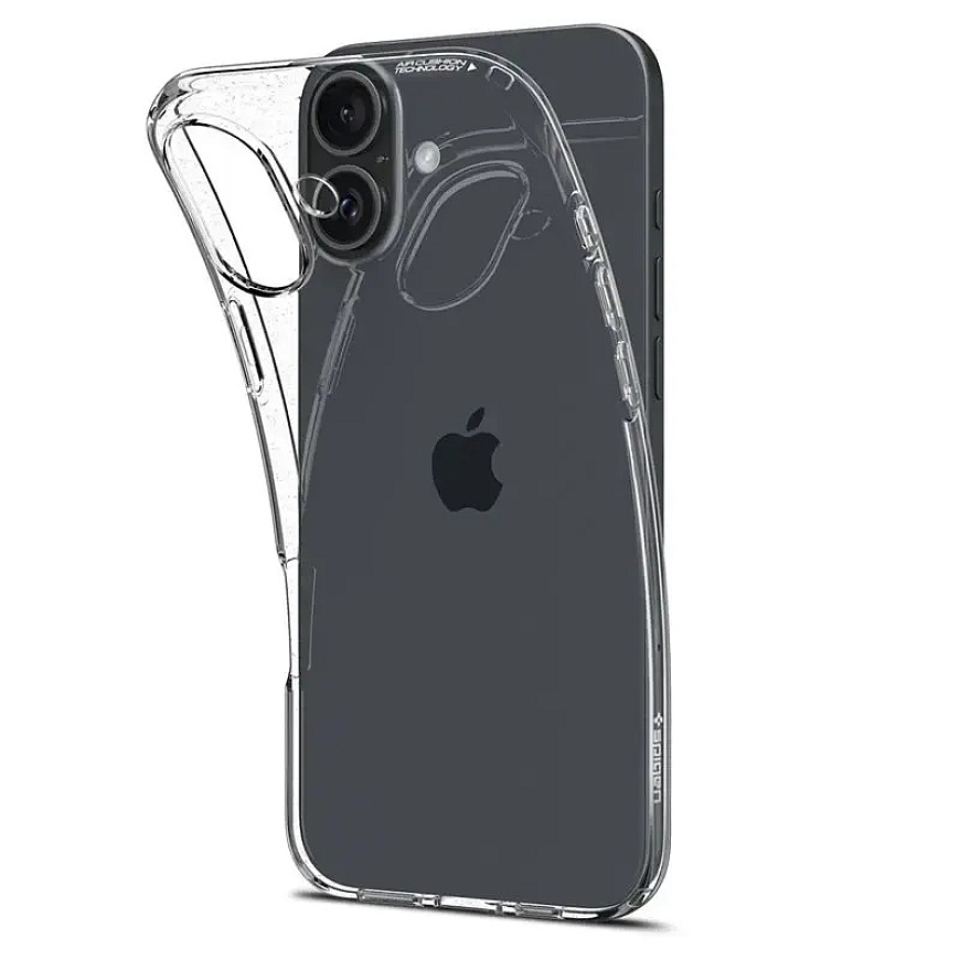 Spigen Crystal Flex, kristāldzidrs - iPhone 16 – 4