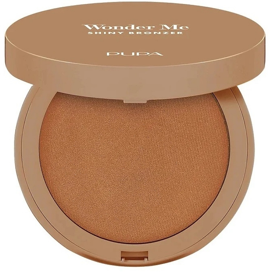 Pupa Milano Wonder Me Shiny Bronzer, sära andev bronzer 004 Dark Warm 6g – 2