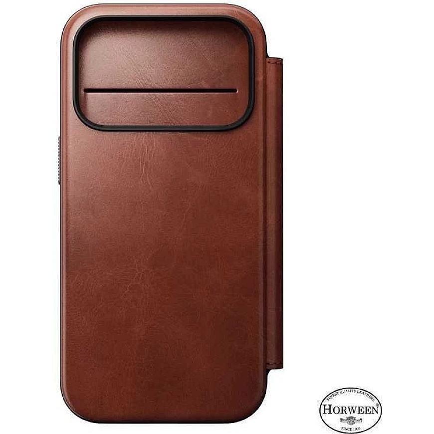 Чехол Nomad Modern Leather Folio, Olde Dublin (Horween) - iPhone 17 Pro