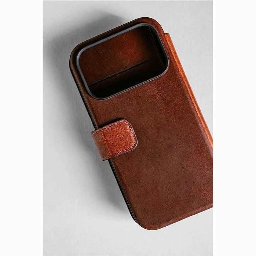 Dėklas Nomad Modern Leather Folio, olde dublin (Horween) - iPhone 17 Pro – 3