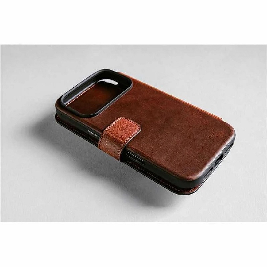 Nomad Modern Leather Folio -kotelo, Olde Dublin (Horween) - iPhone 17 Pro – 4