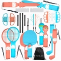 Nintendo Switch 23-in-1 Family Accessory Pack 2 - Orange and Blue Set Nintendo Switch 23-in-1 Family Accessory Pack 2 - Orange and Blue Set