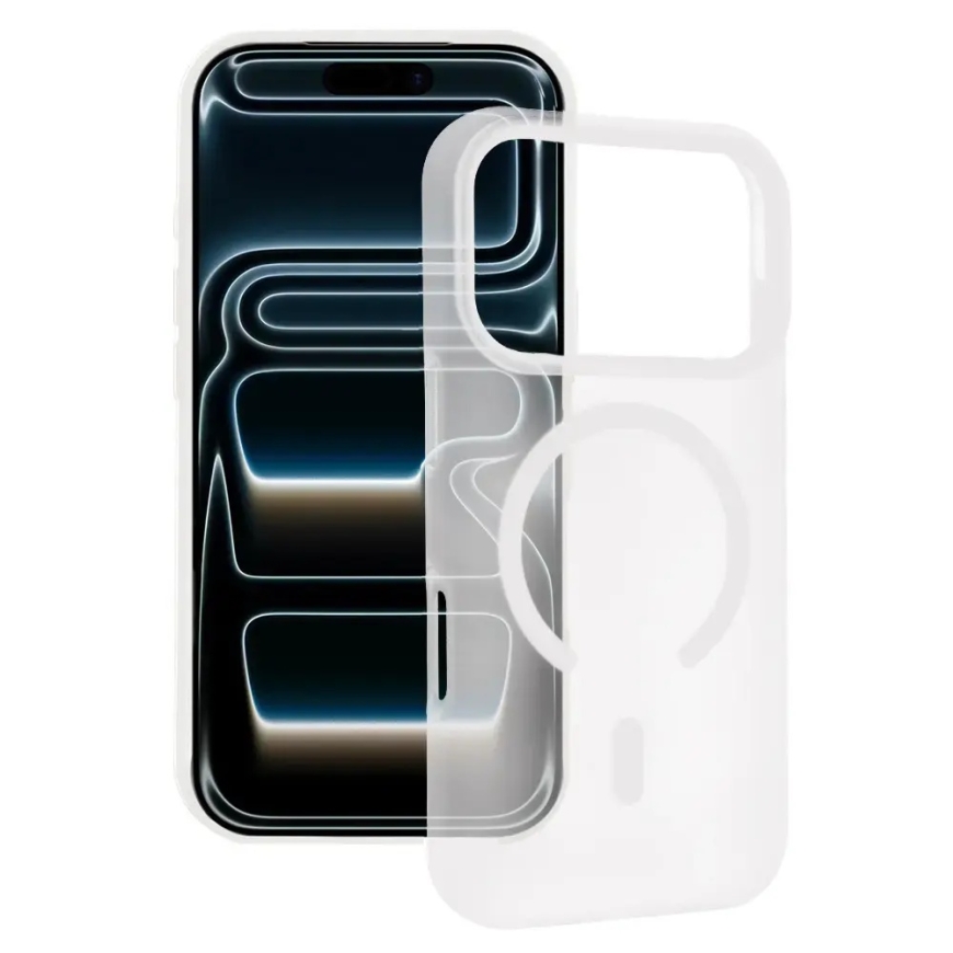 Tel Protect Mist Matte maciņš ar MagSafe atbalstu telefonam iPhone 17 Pro caurspīdīgs