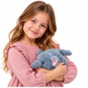 Lean Toys Pehme elevant, hall, 16 × 10 × 8 cm Lean Toys Pehme elevant, hall, 16 × 10 × 8 cm