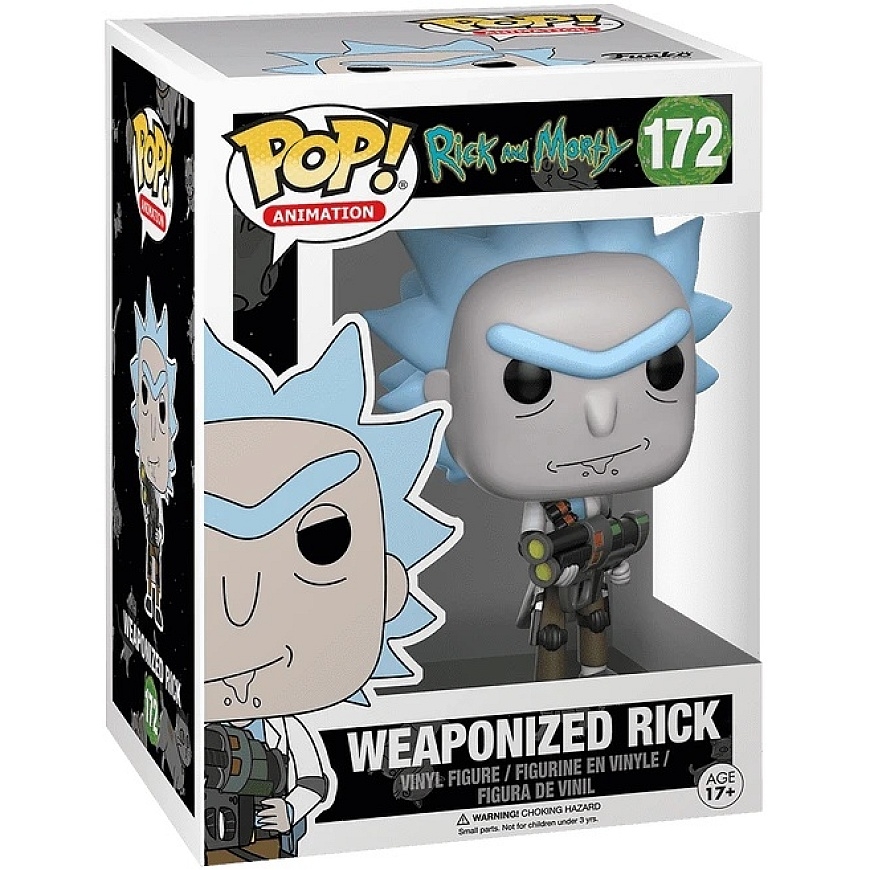 FUNKO POP! Vinila figūriņa: Riks un Mortijs - Ieroču Riks, ~9 cm