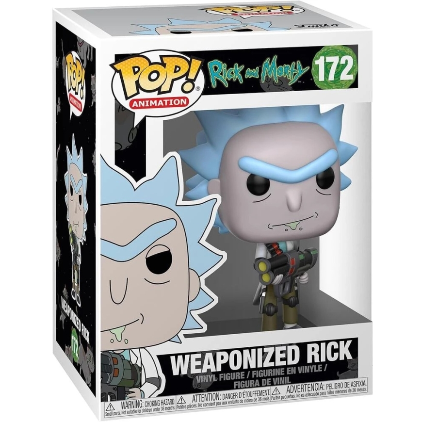 FUNKO POP! Vinüülkuju: Rick ja Morty - Relvastatud Rick, ~9 cm – 3