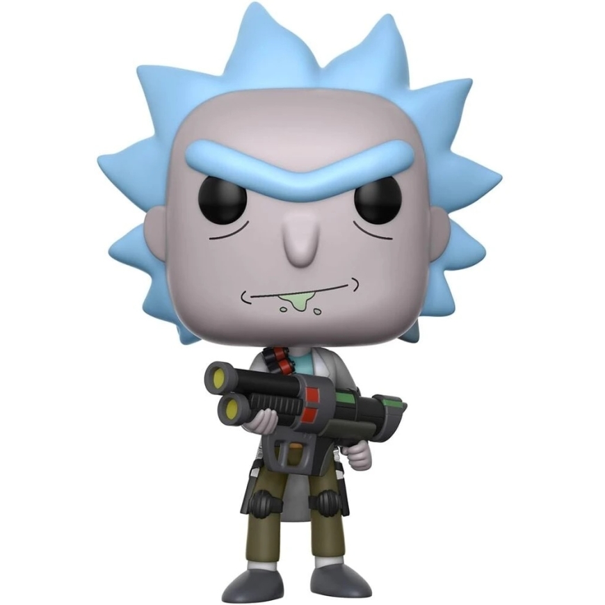 FUNKO POP! Vinüülkuju: Rick ja Morty - Relvastatud Rick, ~9 cm – 4