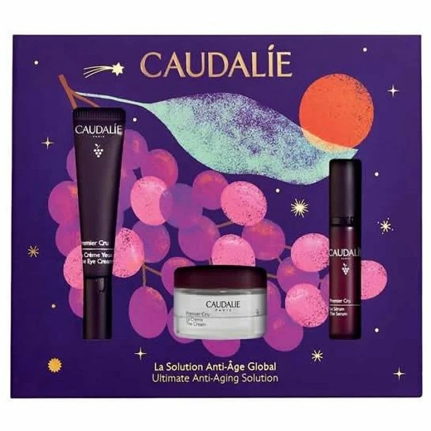 Caudalie Premier Cru silmaaluse kreem, 15 ml komplekt 3 tk