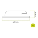 Mobile Origin Airtag Sticker Mount A2 - 2 pack, blue Mobile Origin Airtag Sticker Mount A2 - 2 pack, blue