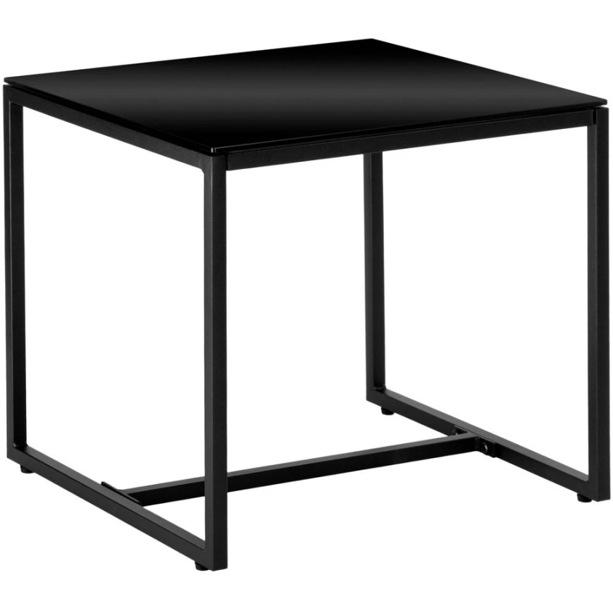Lean Toys Rattani aianduse komplekt, kaks tooli, laud, terrass, rõdu, must – 2