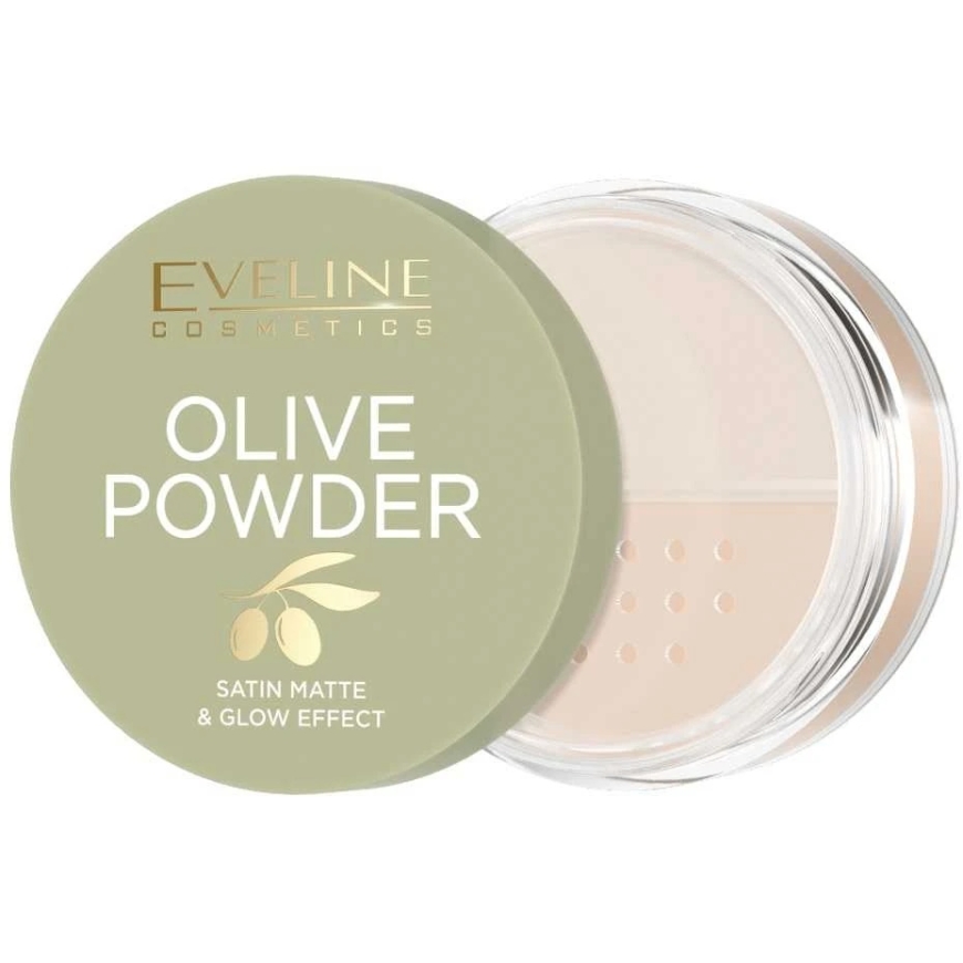 Ecocera Eveline Cosmetics Olive Pulber, milles on oliivi lehtede ja seemnete ekstrakt, 8 g