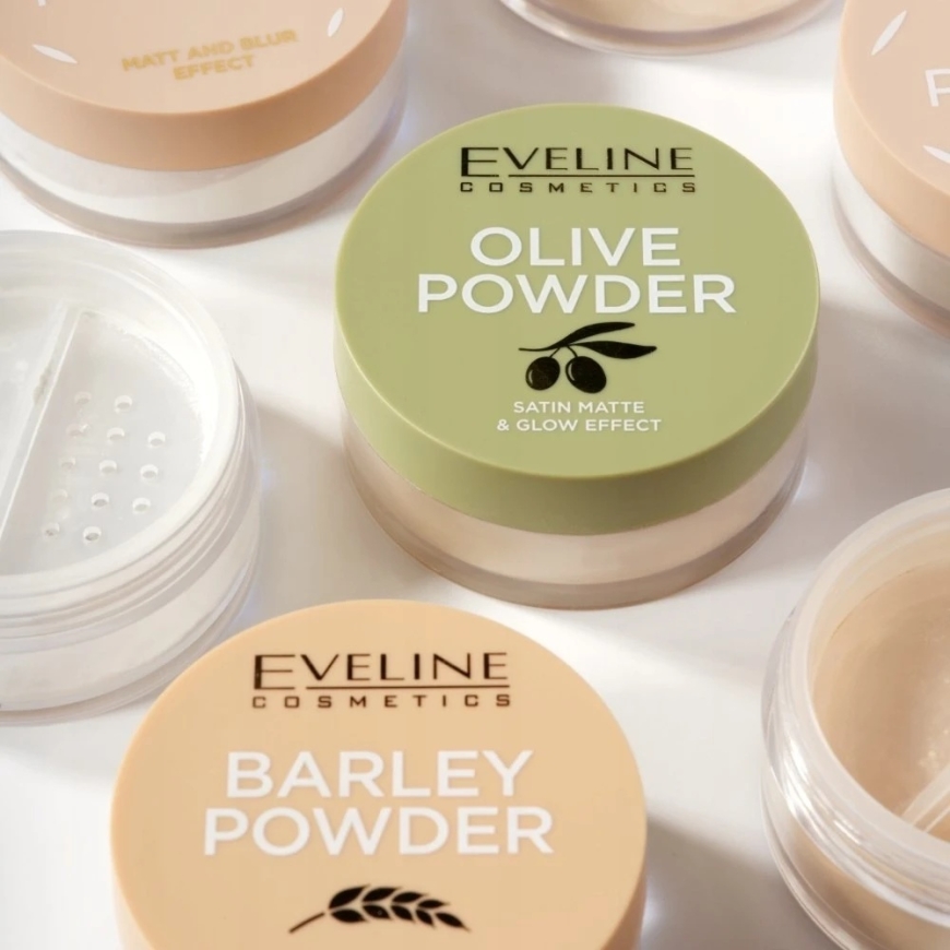 Ecocera Eveline Cosmetics Olive Pulber, milles on oliivi lehtede ja seemnete ekstrakt, 8 g – 5