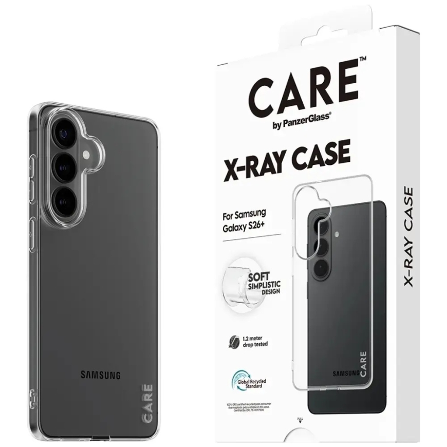 CARE by PanzerGlass X-Ray telefono dėklas Samsung Galaxy S26+ (S947) skaidrus – 5