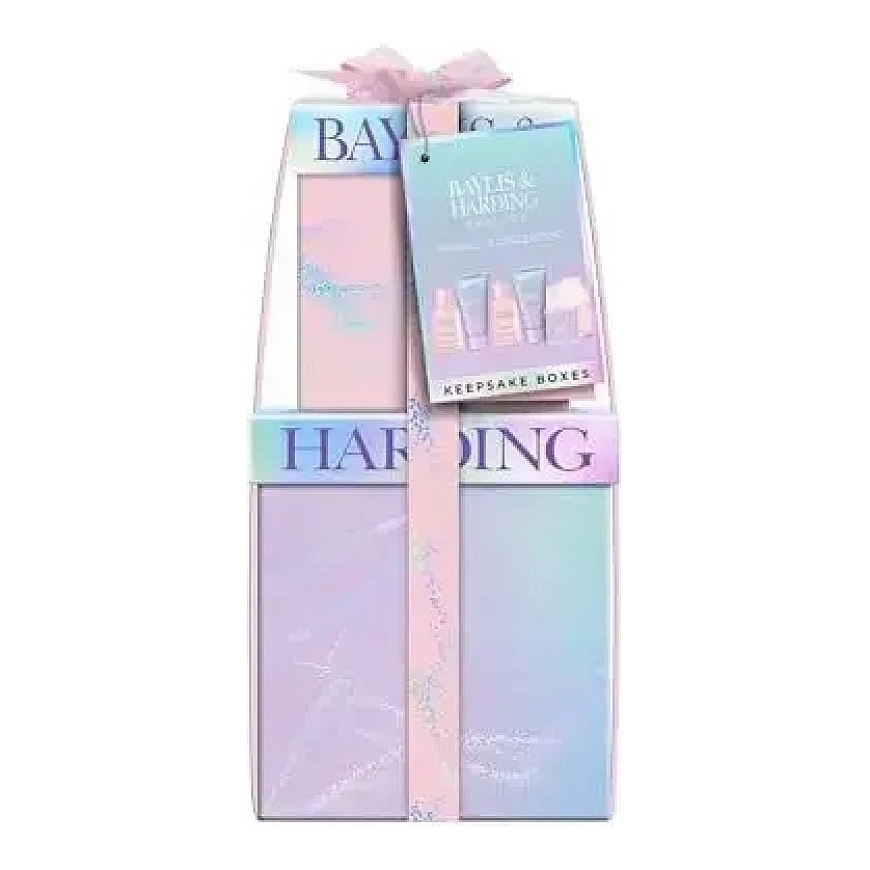 Baylis & Harding dāvanas komplekts sievietēm - vanna un ādas kopšanas komplekts - jojoba, vaniļas un mandeļu eļļa
