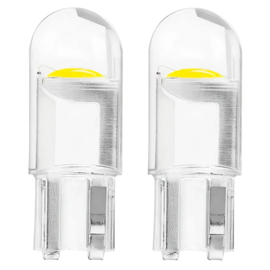 LED STANDARD T10 W5W COB HPC 12V Selge valge