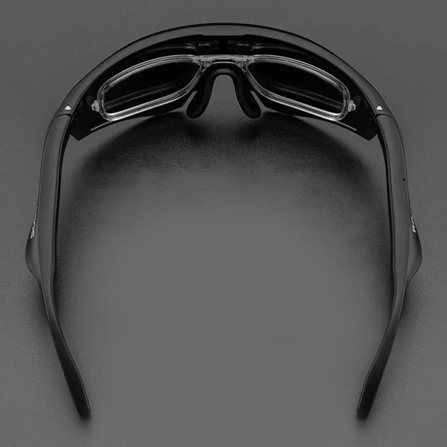 Rockbros SP-251 Polarized Cycling Glasses with Bluetooth Audio Kit - Black – 5